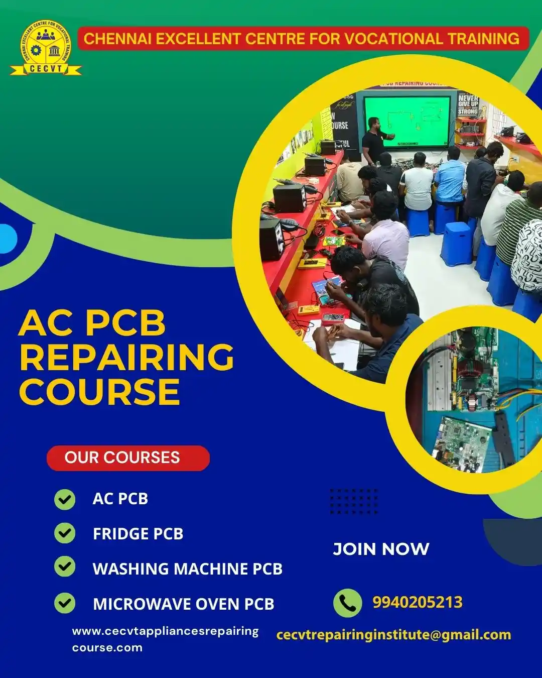 AC PCB Board Mechanic Course in Amroha Uttar Pradesh