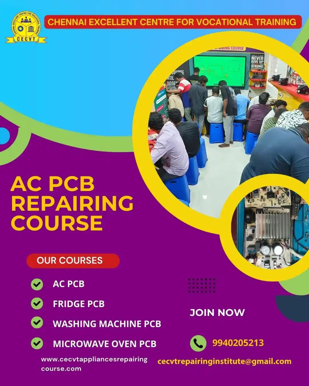 AC PCB Board Mechanic Course in Amroha Uttar Pradesh