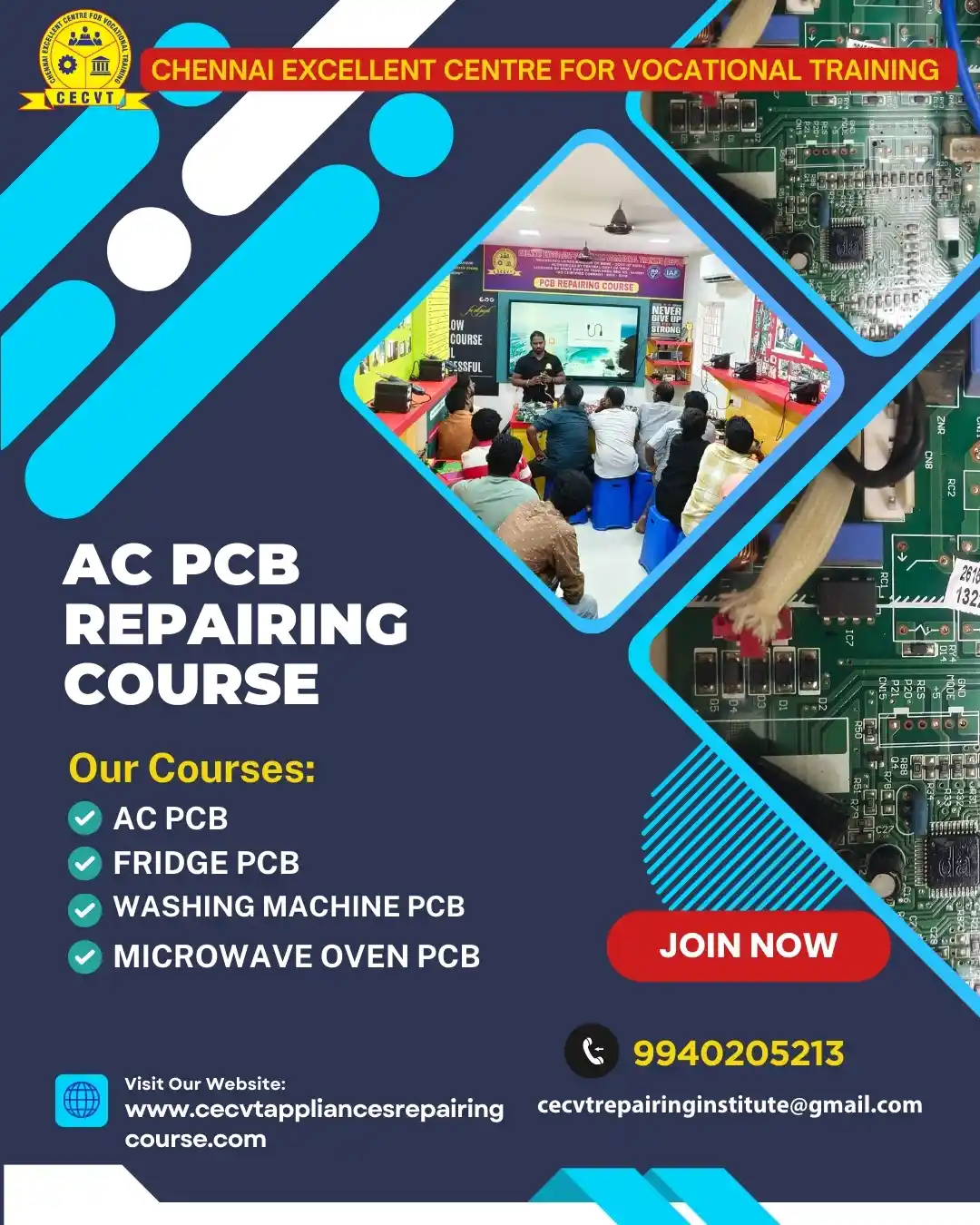 AC PCB Board Mechanic Course in Bagpat Uttar Pradesh