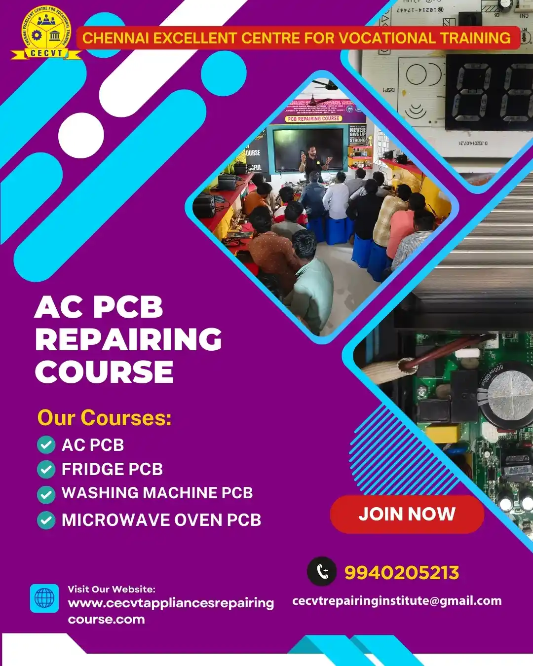 AC PCB Board Mechanic Course in Bahraich Uttar Pradesh