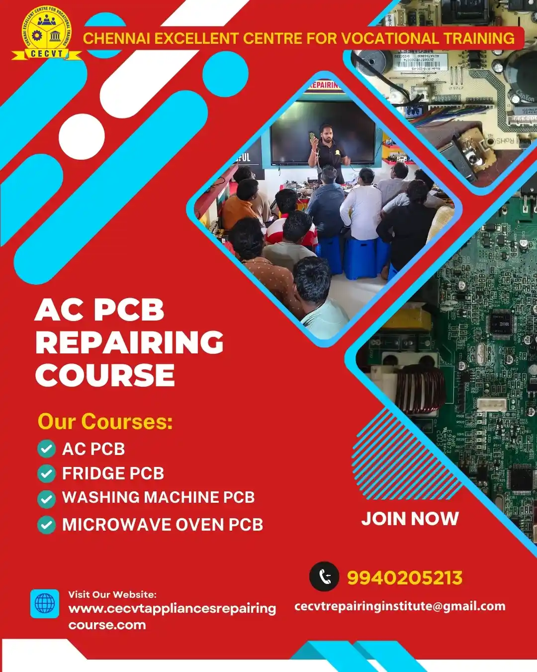 AC PCB Board Mechanic Course in Bahraich Uttar Pradesh