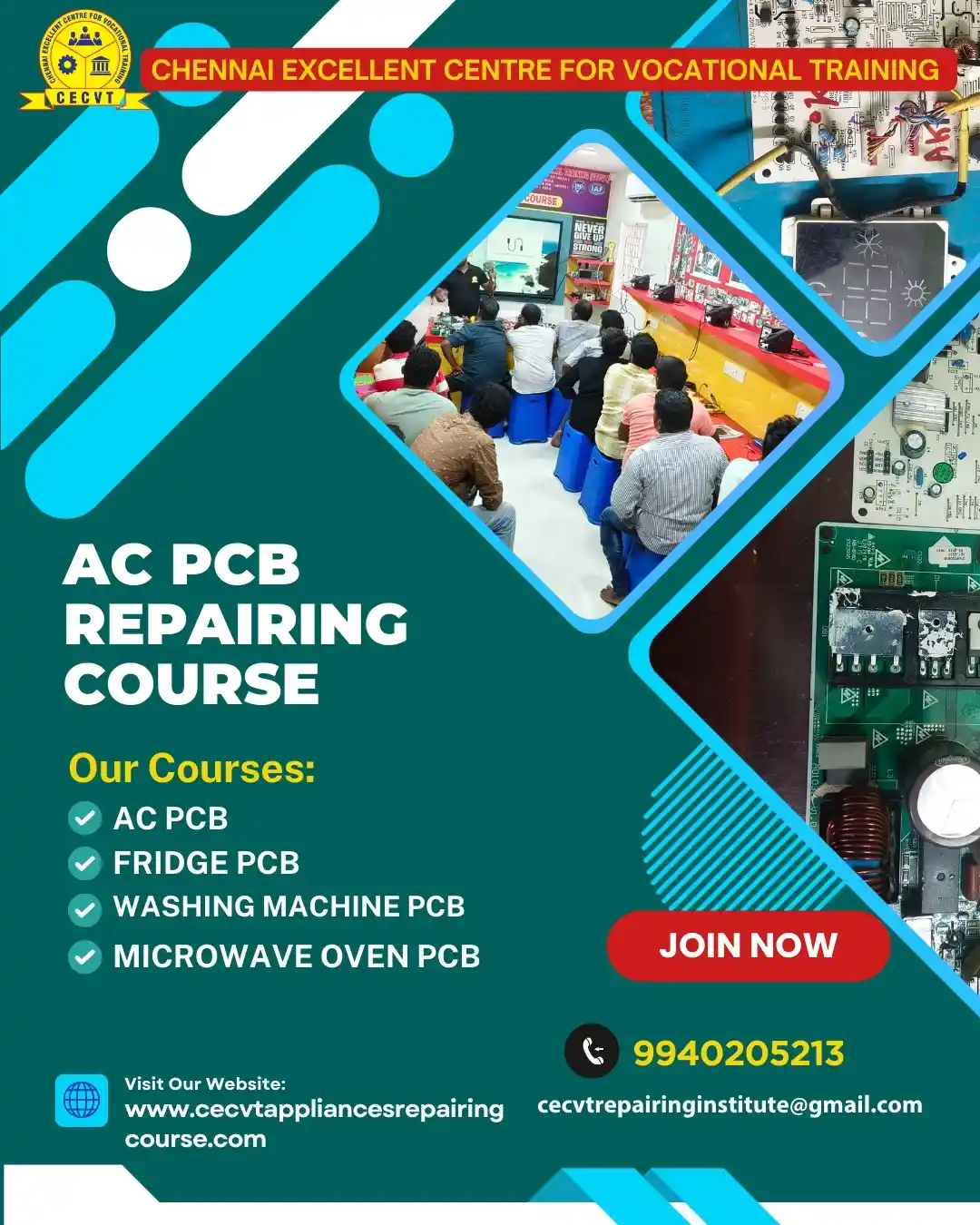 AC PCB Board Mechanic Course in Bahraich Uttar Pradesh