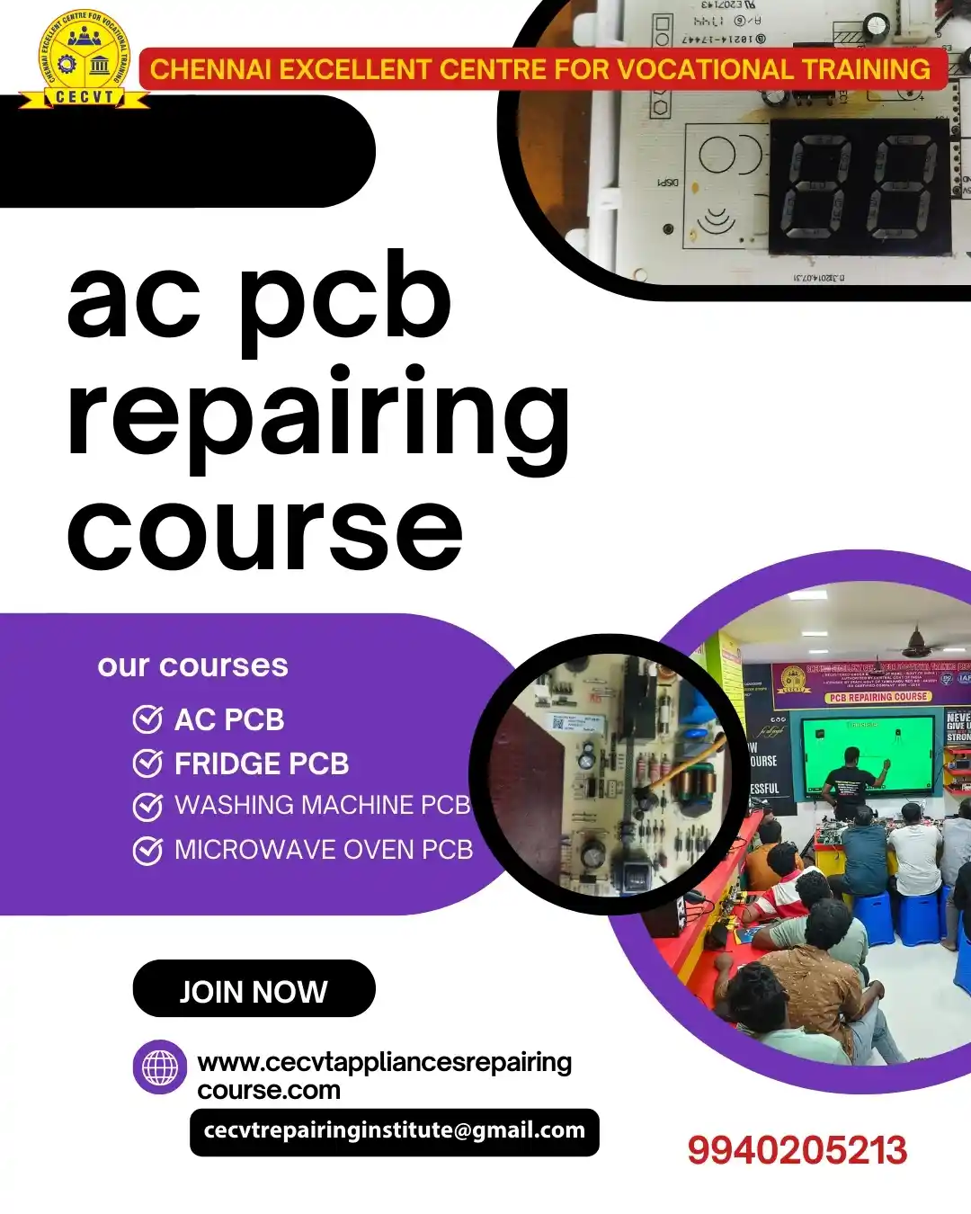 AC PCB Board Mechanic Course in Ballia Uttar Pradesh