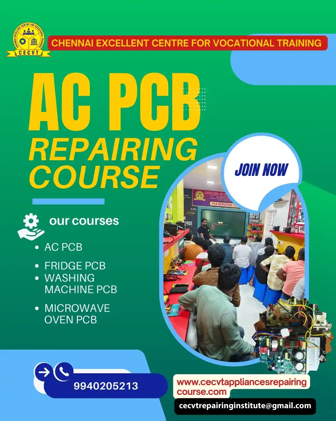 AC PCB Board Mechanic Course in Banda Uttar Pradesh