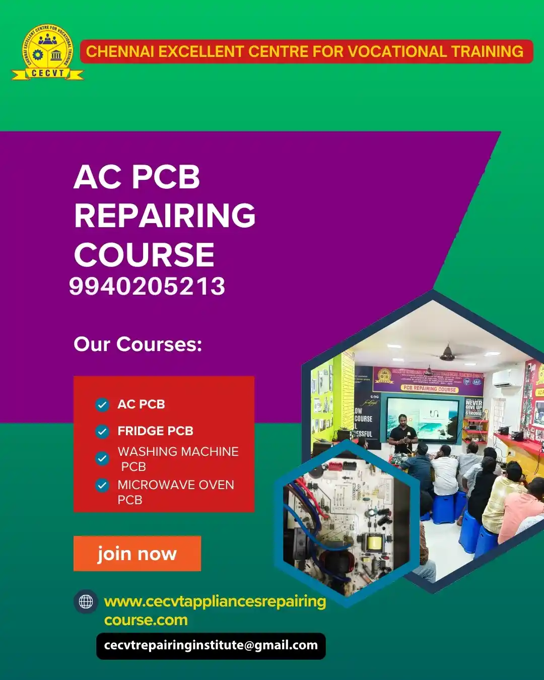 AC PCB Board Mechanic Course in AC PCB Board Mechanic Course in Barabanki Uttar Pradesh