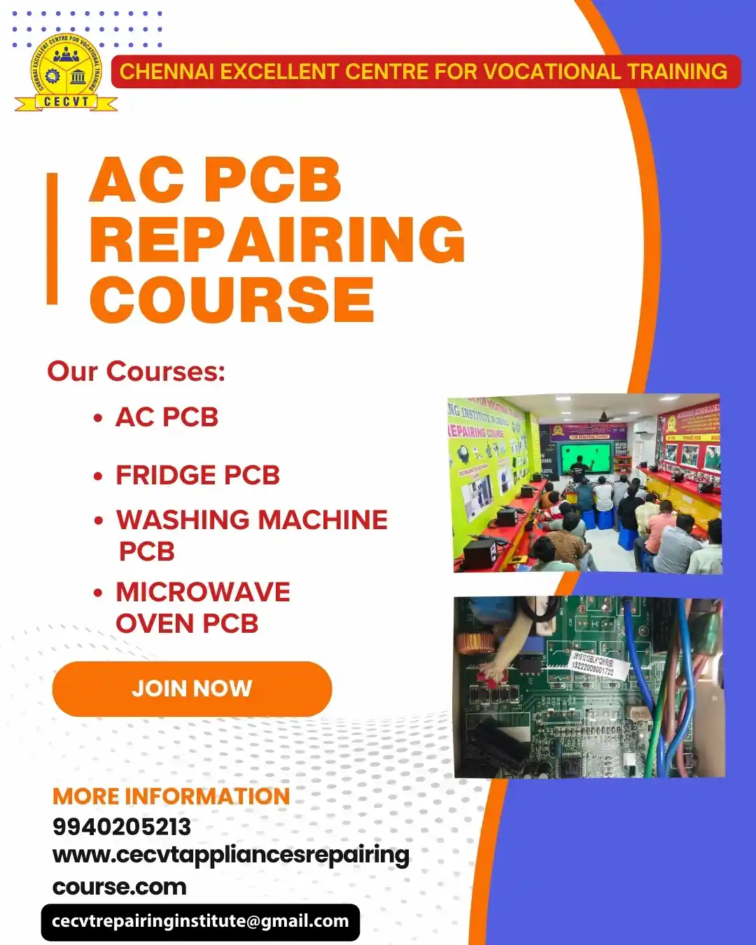 AC PCB Board Mechanic Course in AC PCB Board Mechanic Course in Barabanki Uttar Pradesh