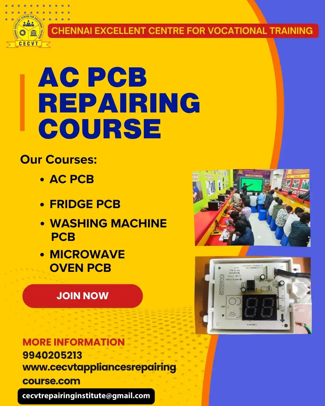 AC PCB Board Mechanic Course in Bareilly