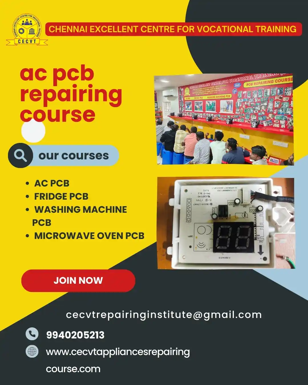 AC PCB Board Mechanic Course in Bareilly