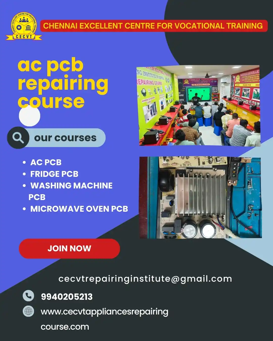AC PCB Board Mechanic Course in Basti Uttar Pradesh