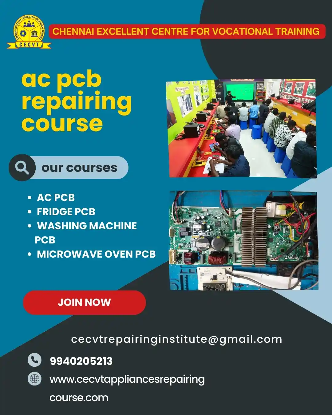 AC PCB Board Mechanic Course in Basti Uttar Pradesh