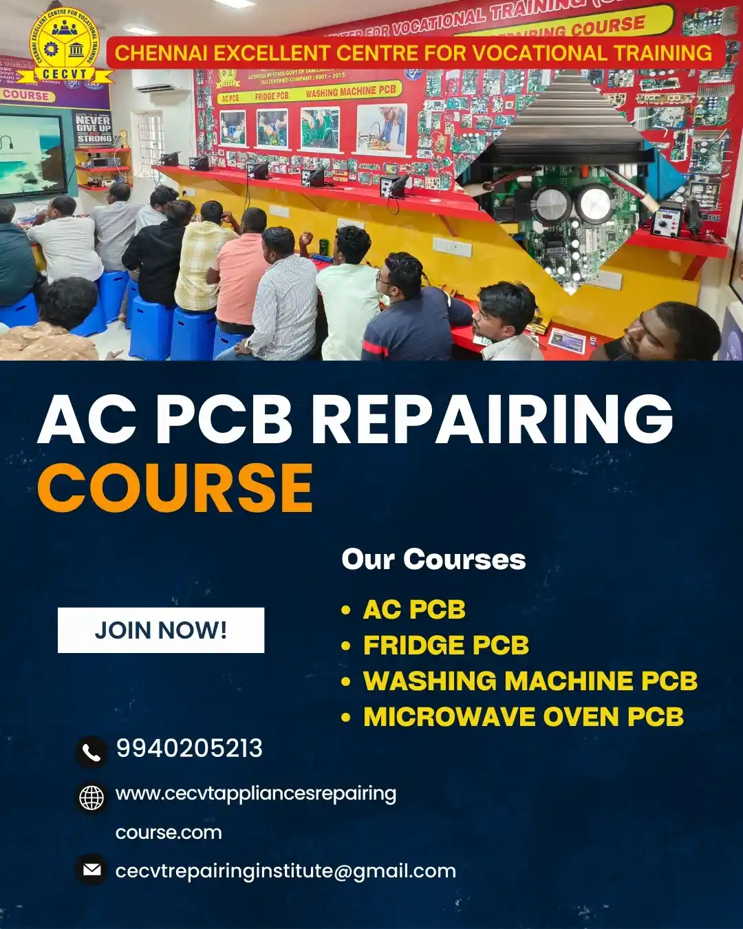 AC PCB Board Mechanic Course in Bulandshahr Uttar Pradesh