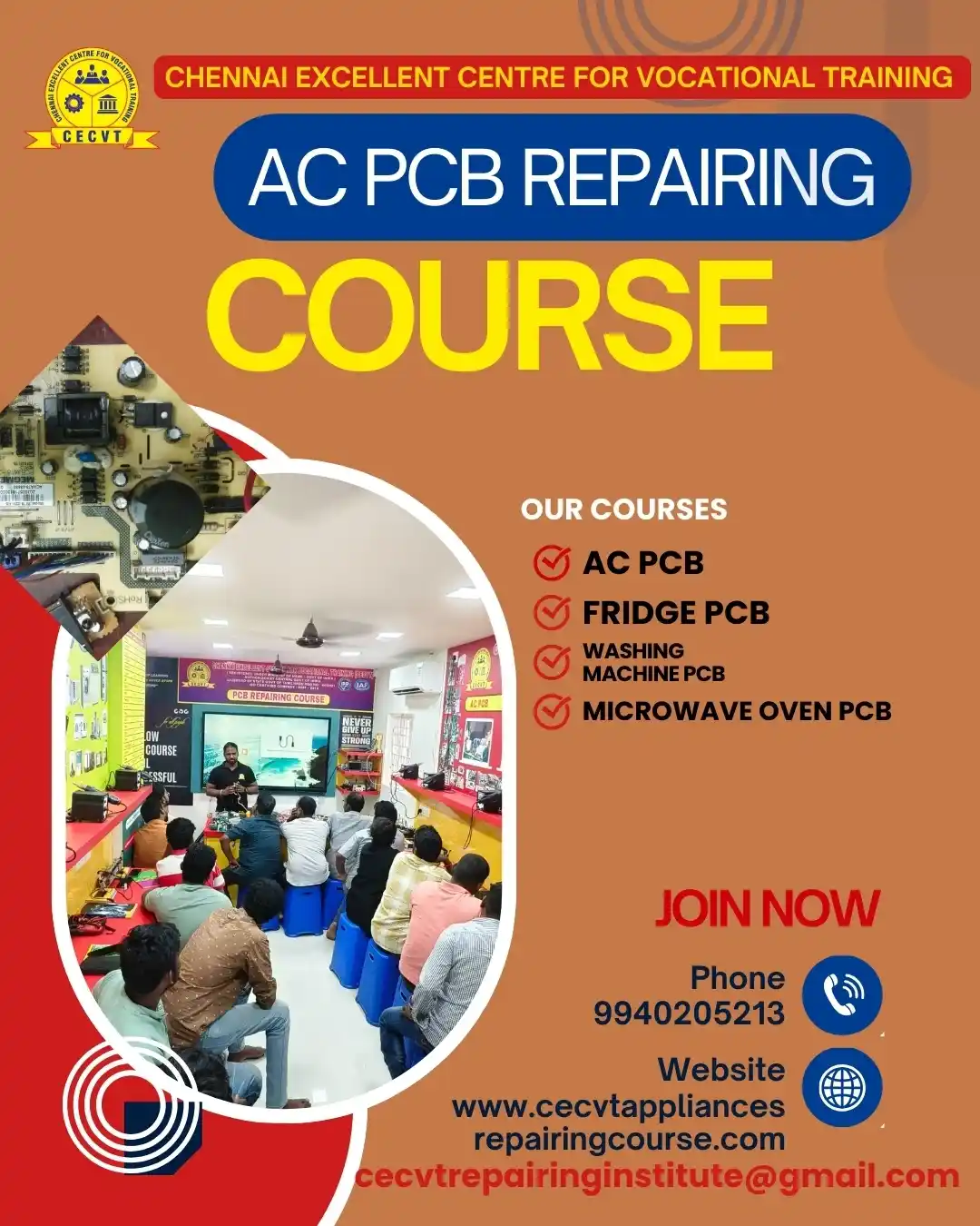 AC PCB Repairing Course in Barhaj