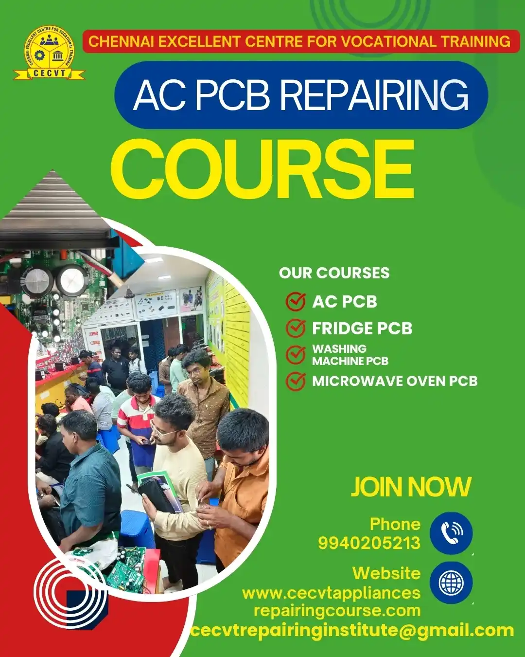 AC PCB Repairing Course in Barhaj