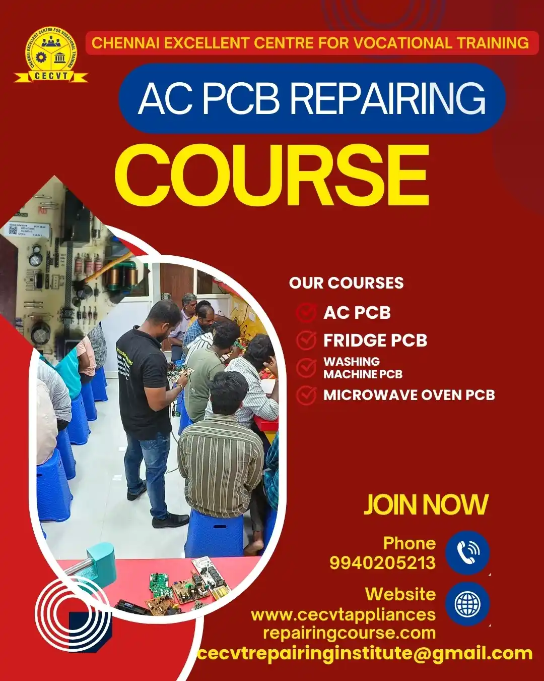 AC PCB Repairing Course in Barhaj