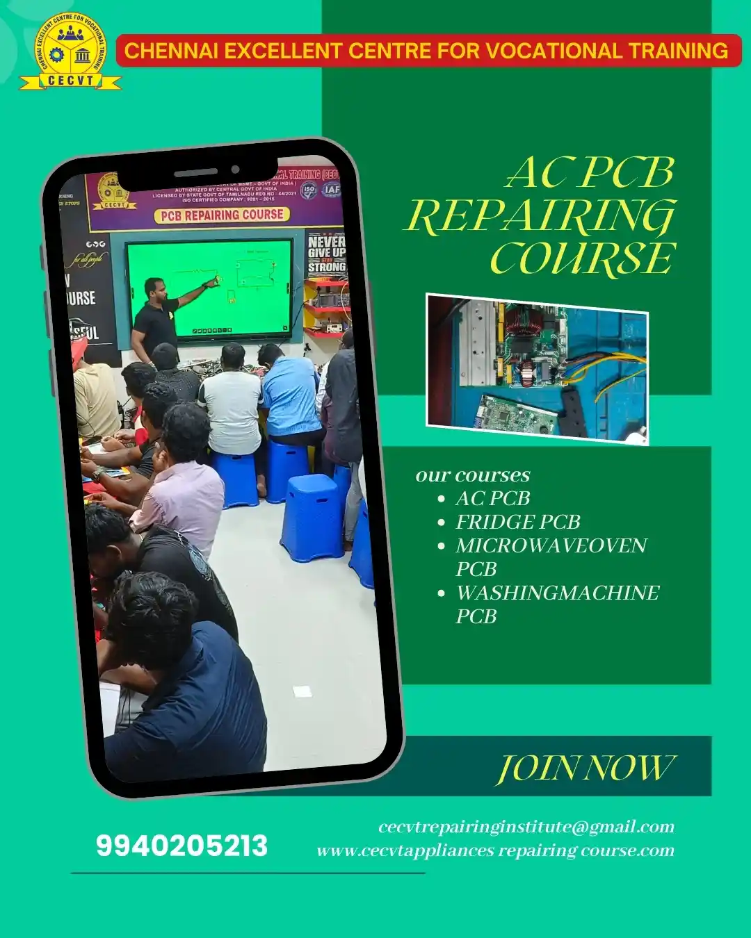 AC PCB Board Mechanic Course in Almora Uttarakhand
