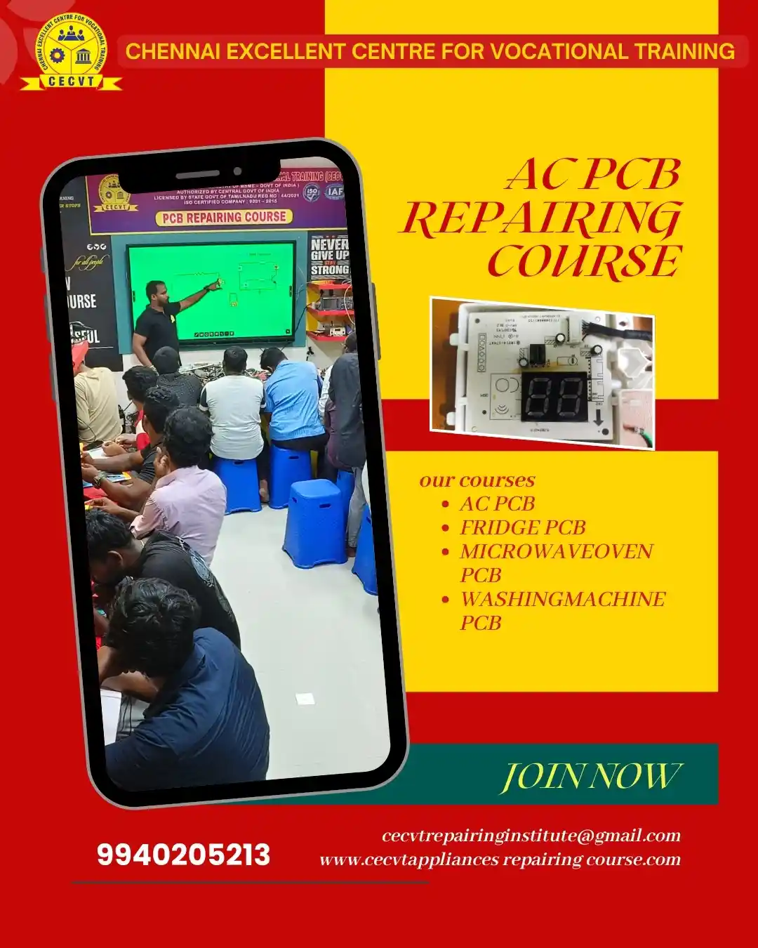 AC PCB Board Mechanic Course in Almora Uttarakhand