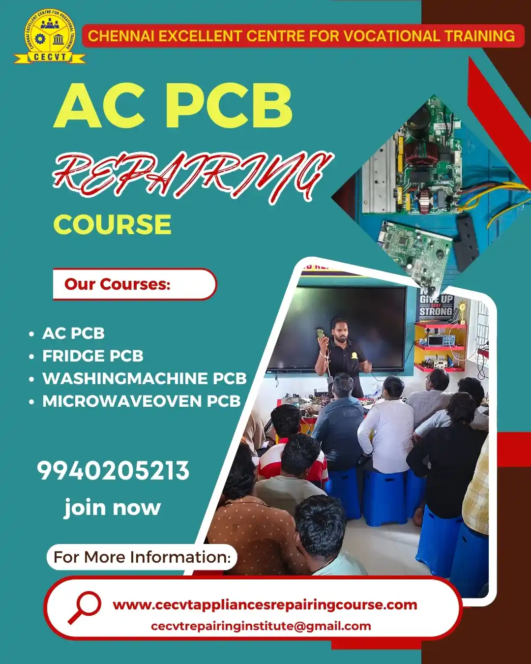 AC PCB Board Mechanic Course in Champawat Uttarakhand