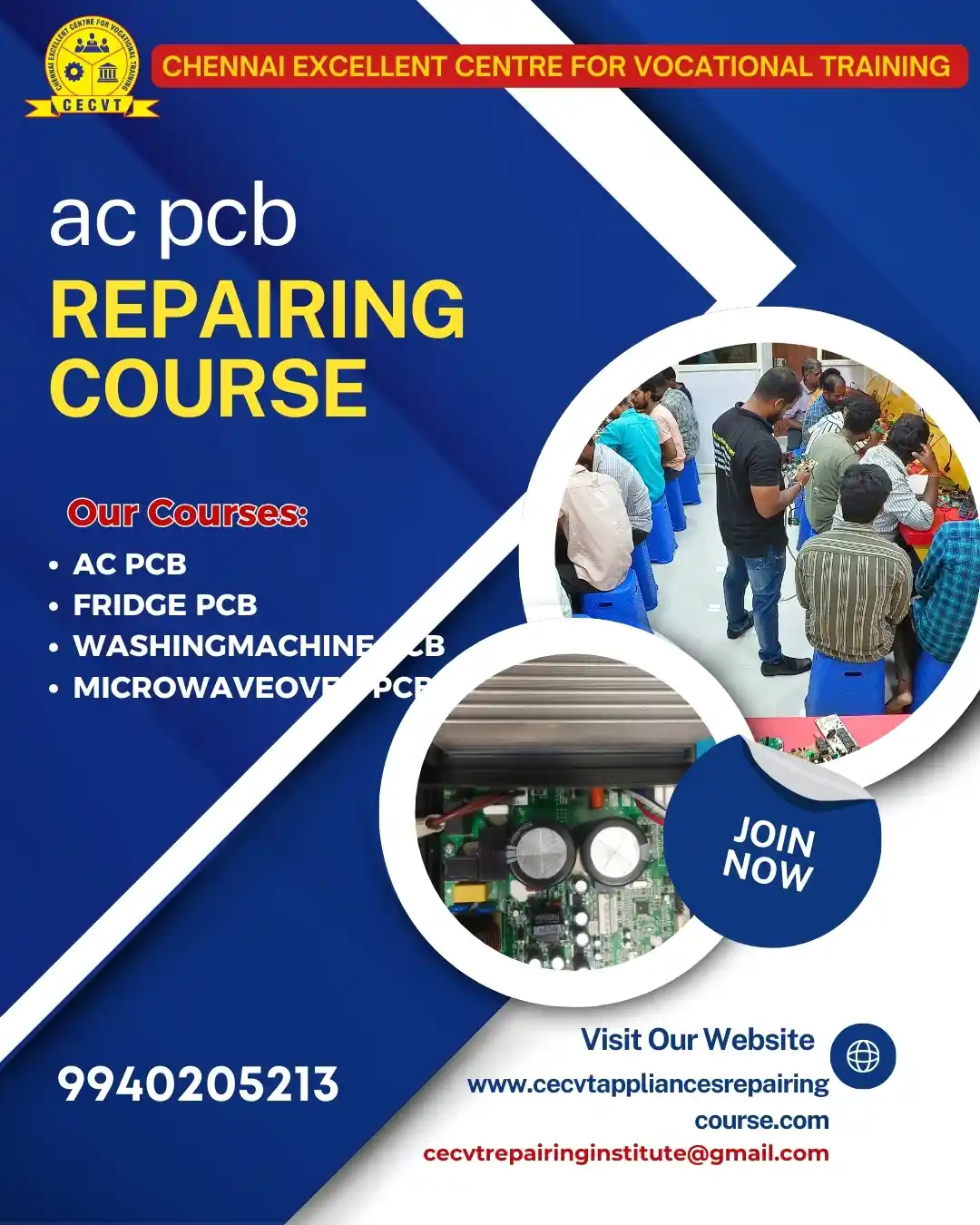 AC PCB Board Mechanic Course in Champawat Uttarakhand