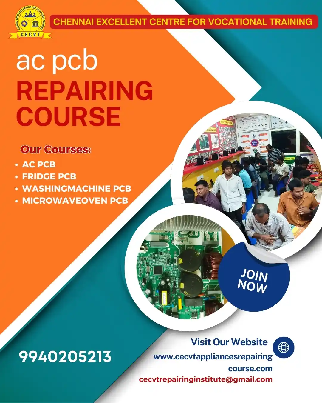 AC PCB Board Mechanic Course in Champawat Uttarakhand