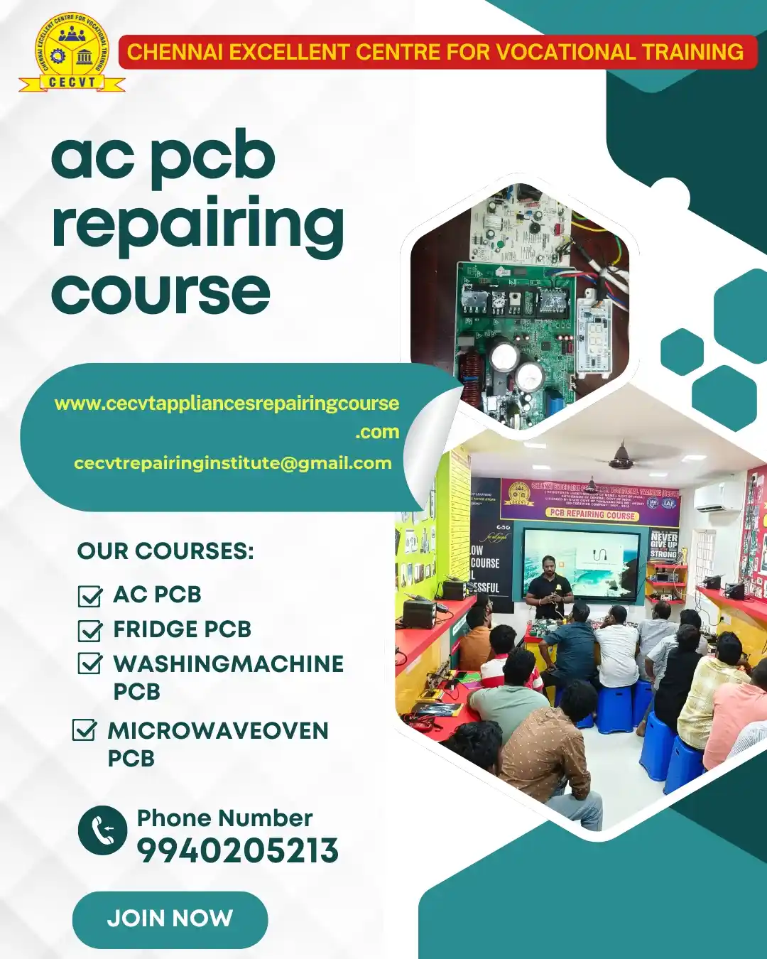 AC PCB Board Mechanic Course in Chamoli Uttarakhand