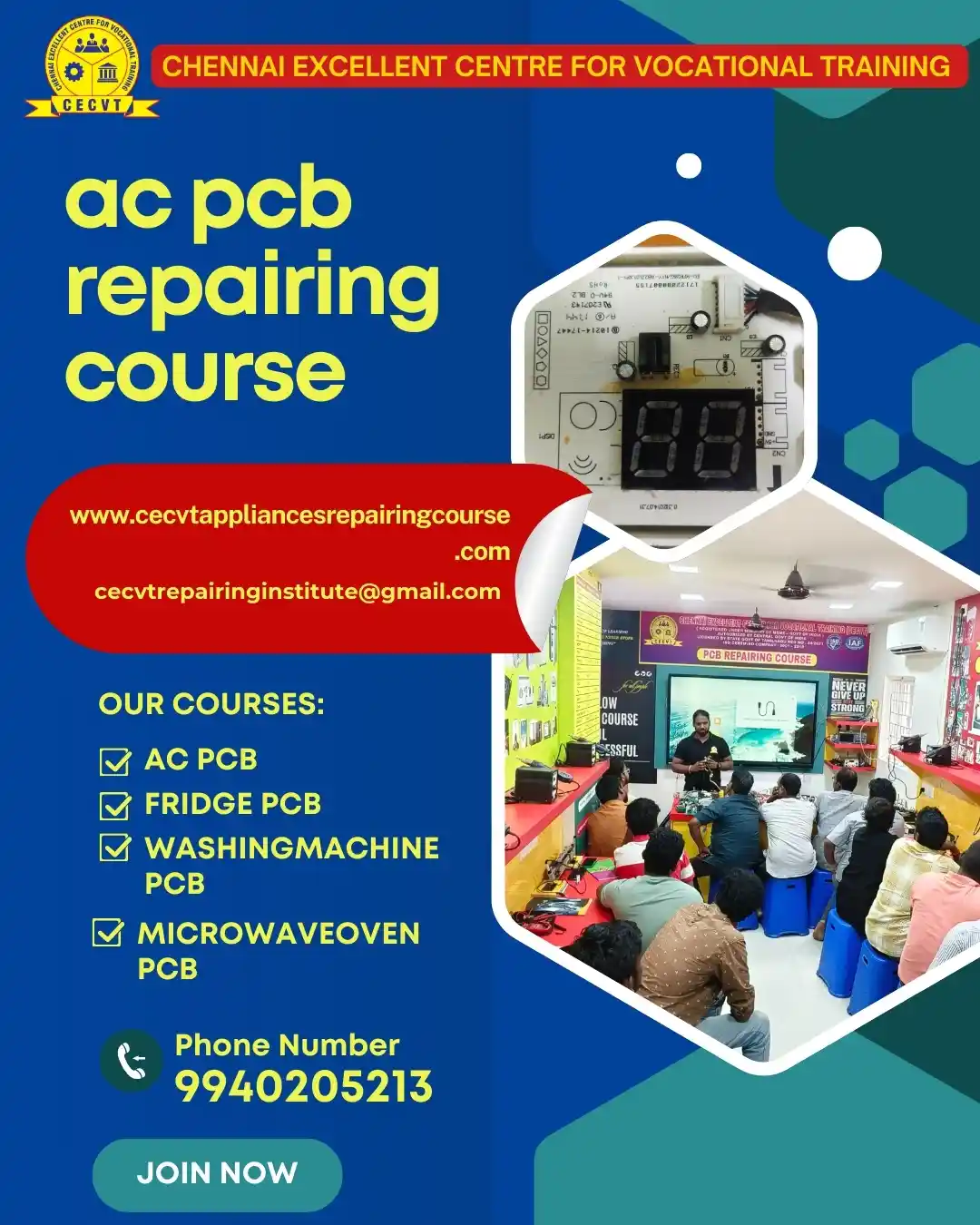 AC PCB Board Mechanic Course in Chamoli Uttarakhand