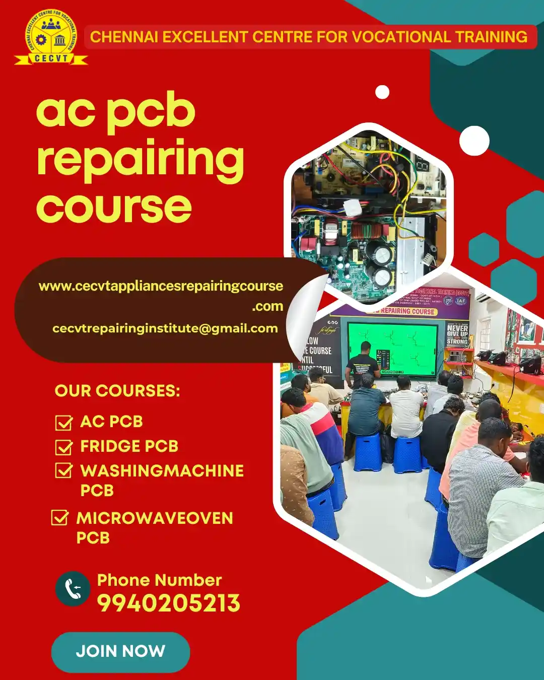 AC PCB Board Mechanic Course in Chamoli Uttarakhand