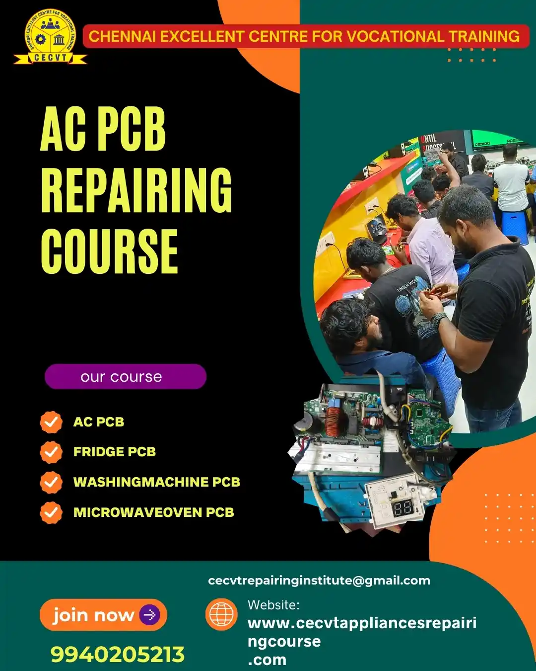 AC PCB Board Mechanic Course in Pauri Garhwal Uttarakhand