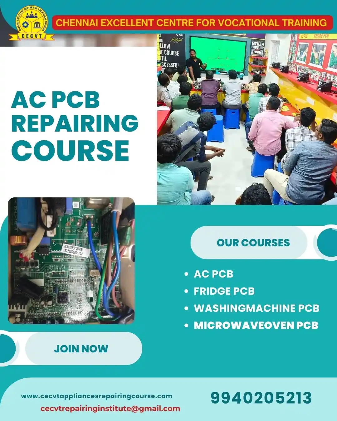AC PCB Board Mechanic Course in Pauri Garhwal Uttarakhand