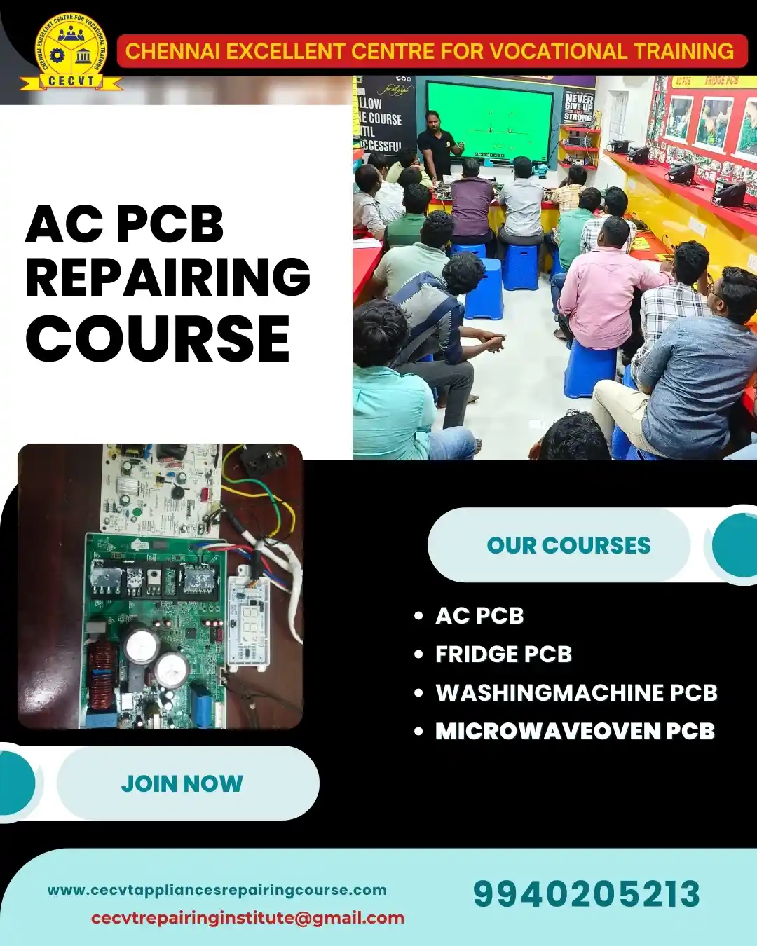 AC PCB Board Mechanic Course in Pauri Garhwal Uttarakhand