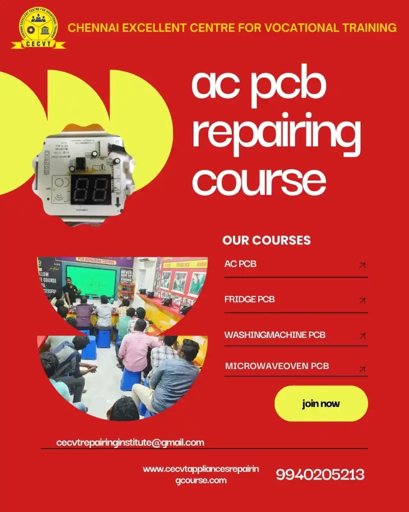 AC PCB Board Mechanic Course in Udham Singh Nagar Uttarakhand
