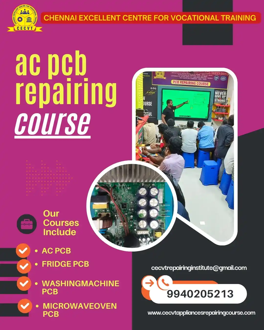AC PCB Board Mechanic Course in Uttarkashi Uttarakhand