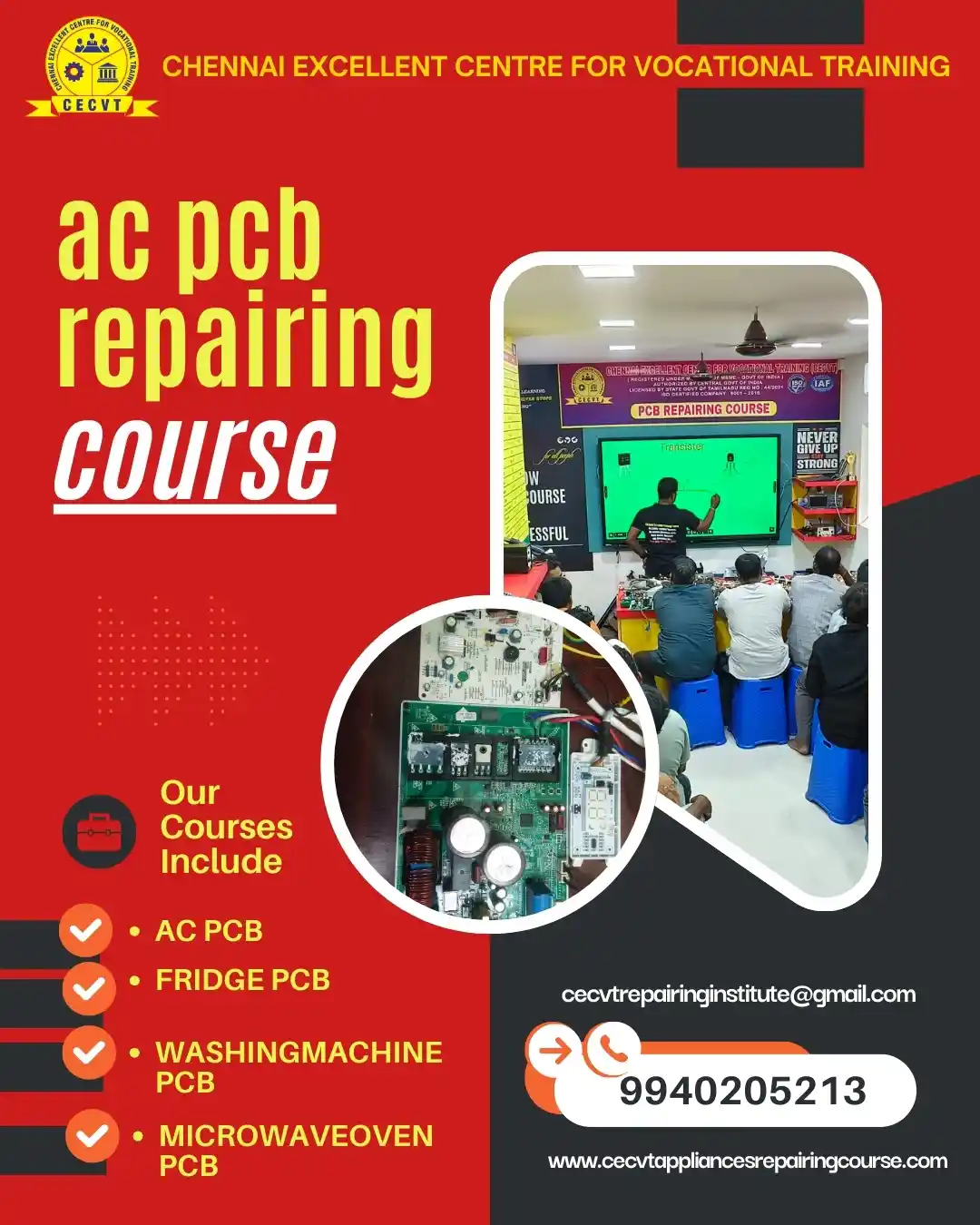 AC PCB Board Mechanic Course in Uttarkashi Uttarakhand
