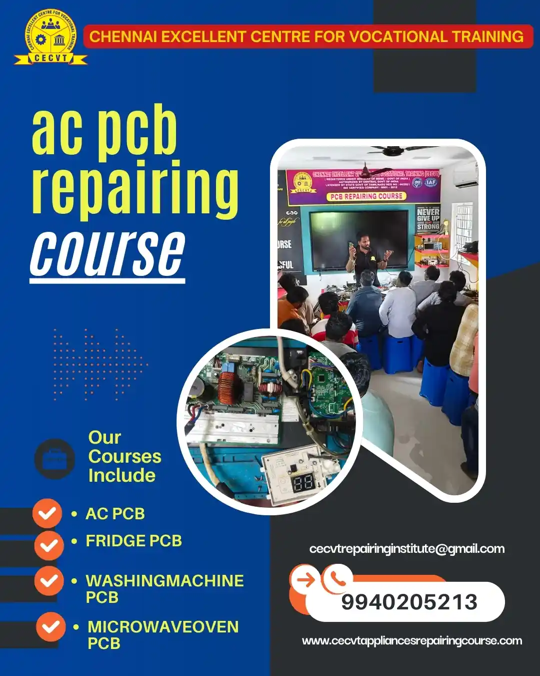 AC PCB Board Mechanic Course in Uttarkashi Uttarakhand