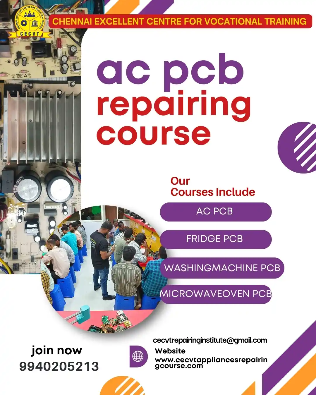 AC PCB Board Mechanic Course in Uttarkashi Uttarakhand