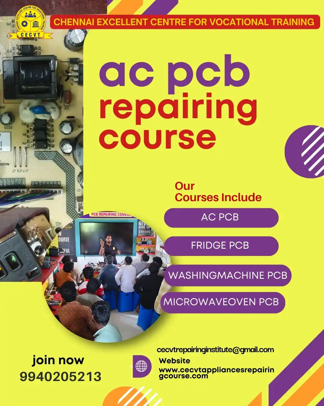 AC PCB Board Mechanic Course in Uttarkashi Uttarakhand