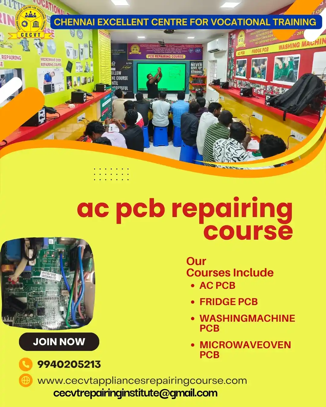 AC PCB Board Mechanic Course in Dhalai Tripura