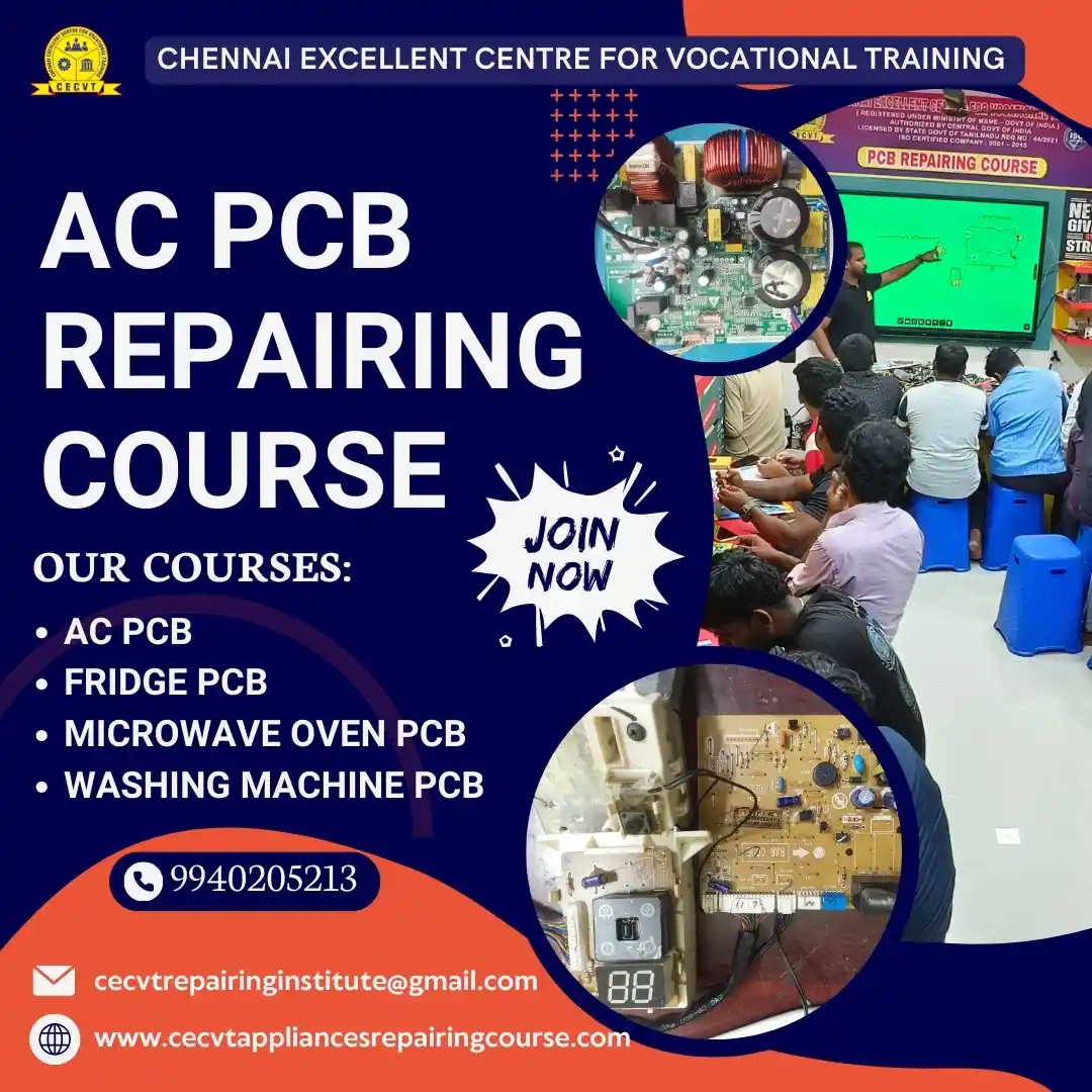 AC PCB Board Mechanic Course in Bharatpur Rajasthan