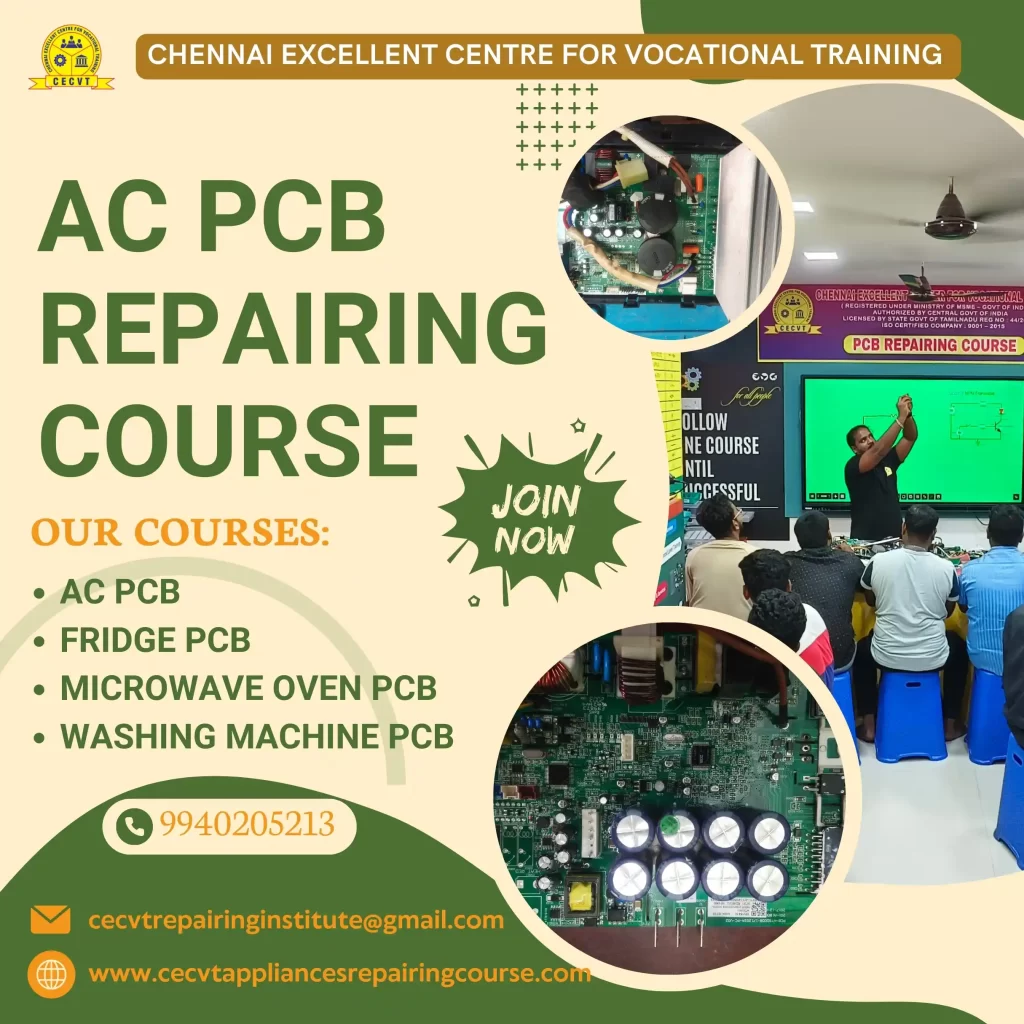 AC PCB Board Mechanic Course in Bharatpur Rajasthan