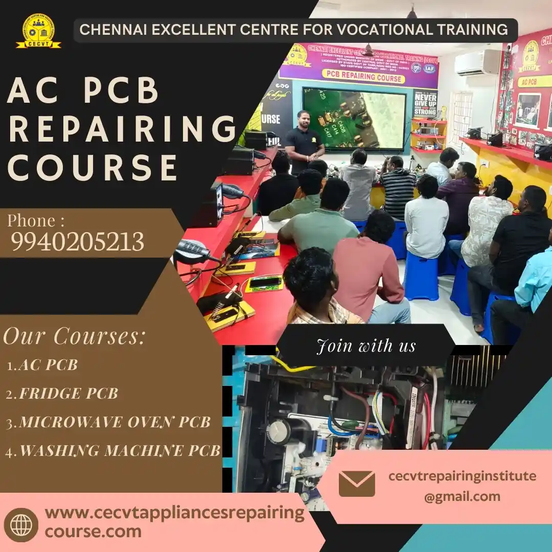 AC PCB Board Mechanic Course in Churu Rajasthan