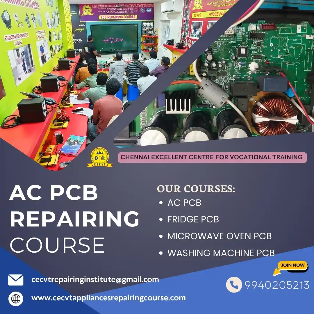AC PCB Board Mechanic Course in Churu Rajasthan