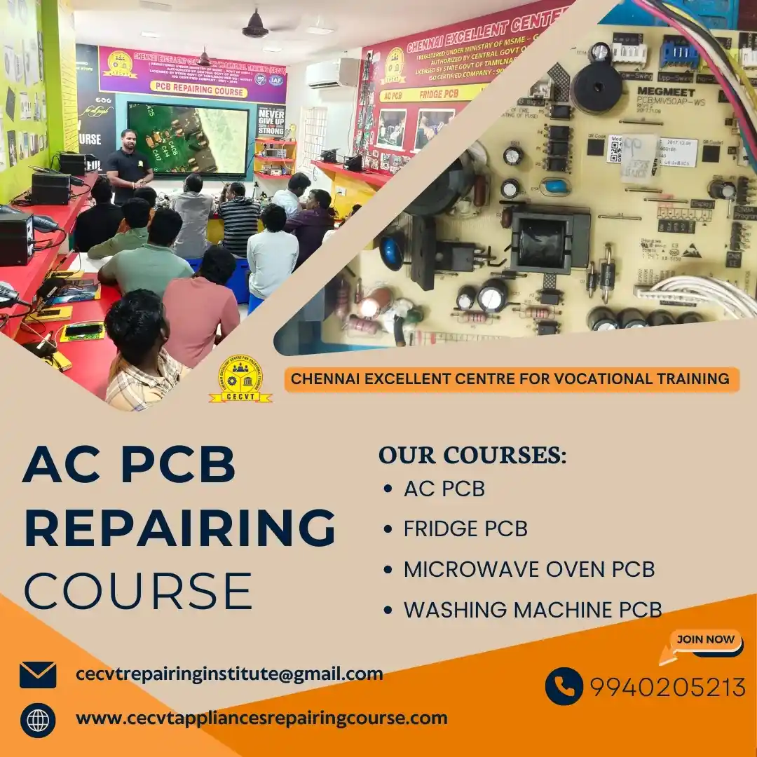 AC PCB Board Mechanic Course in Churu Rajasthan