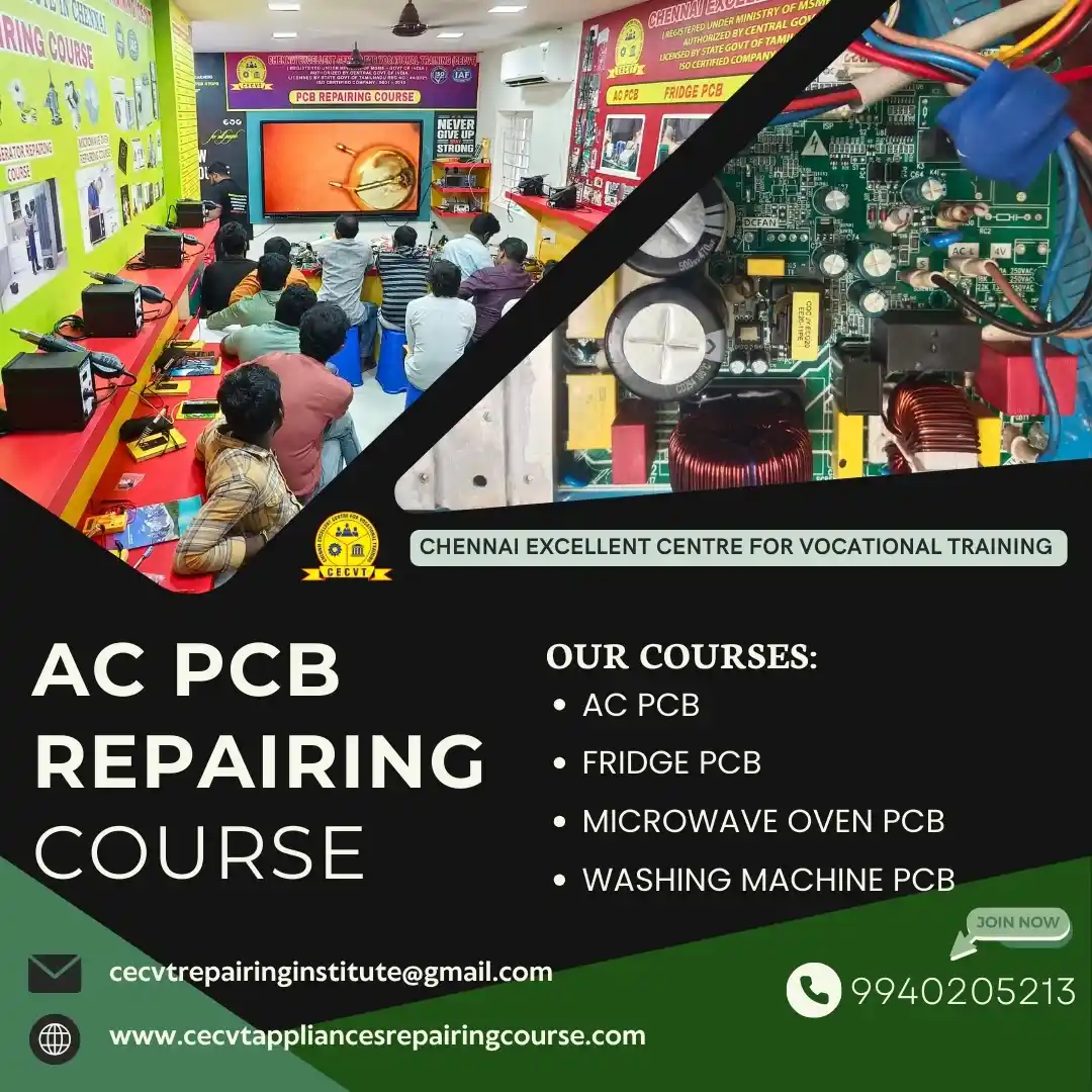 AC PCB Board Mechanic Course in Churu Rajasthan