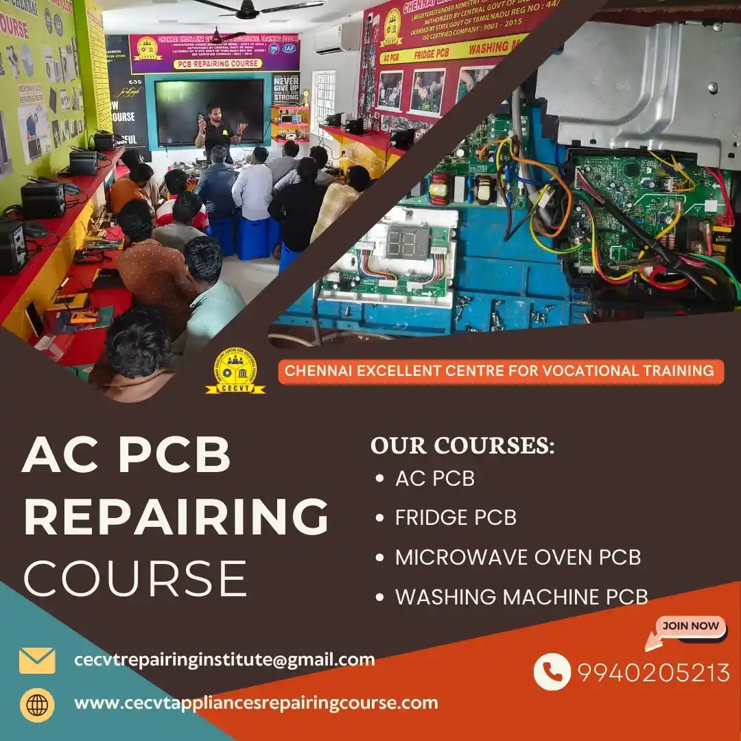 AC PCB Board Mechanic Course in Dausa Rajasthan