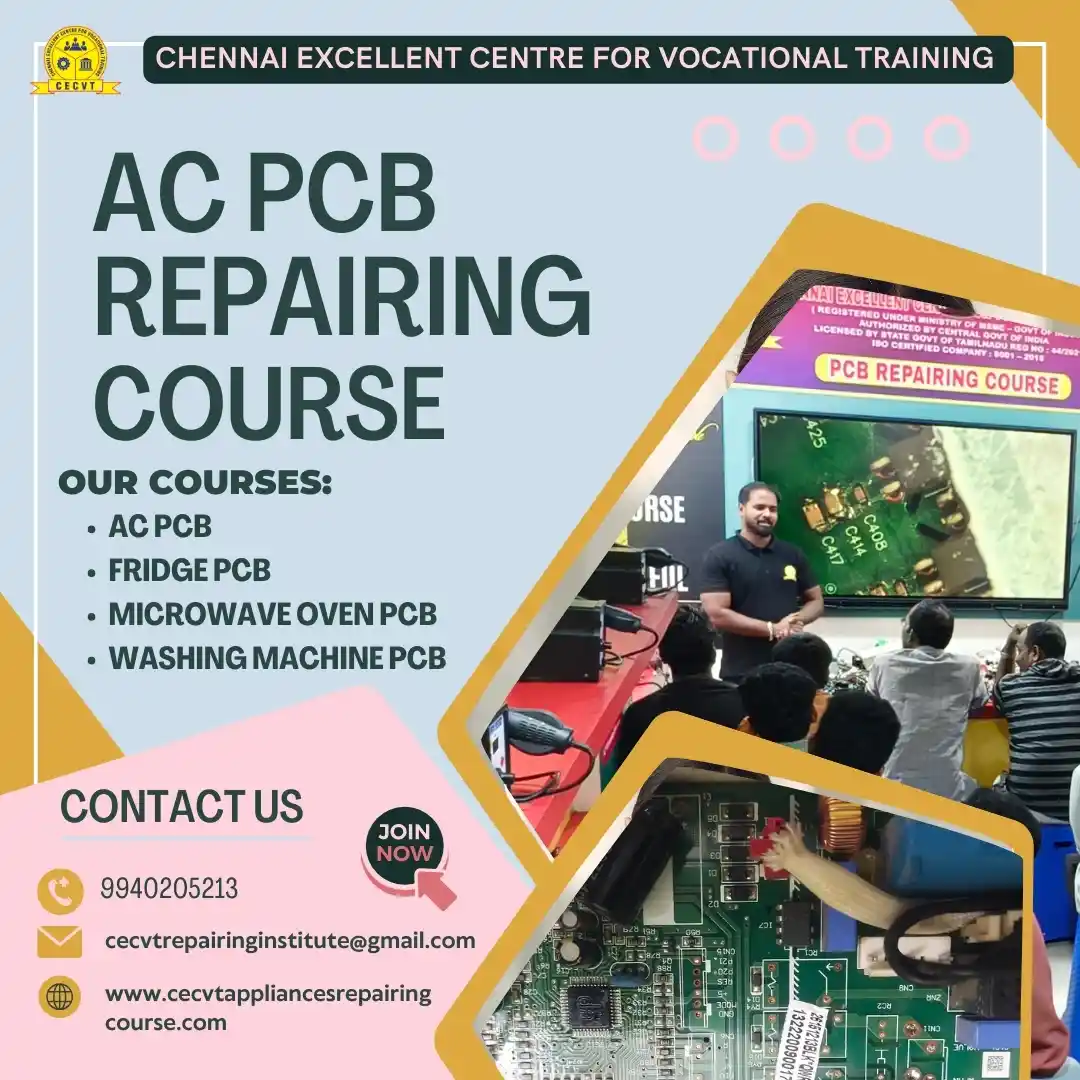 AC PCB Board Mechanic Course in Dausa Rajasthan