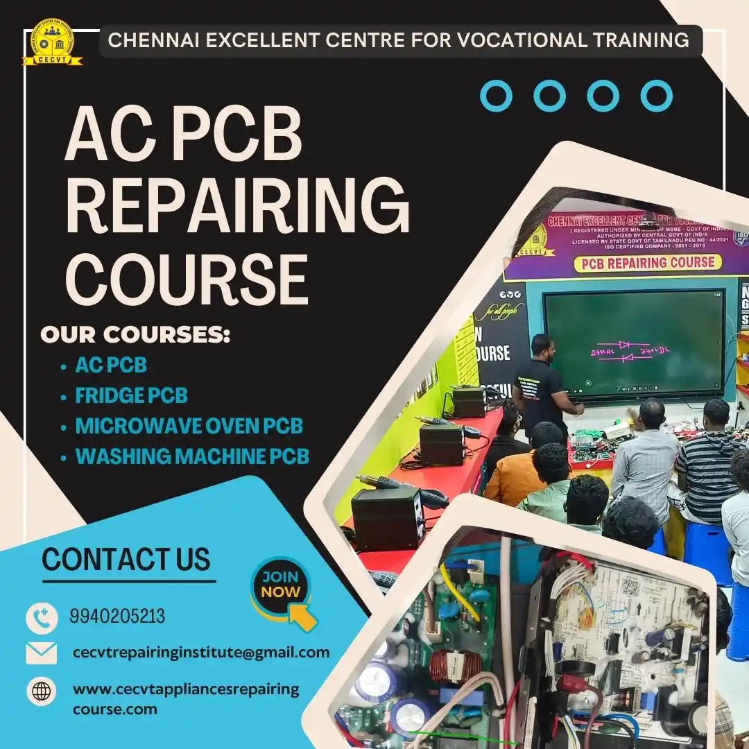 AC PCB Board Mechanic Course in Deeg Rajasthan