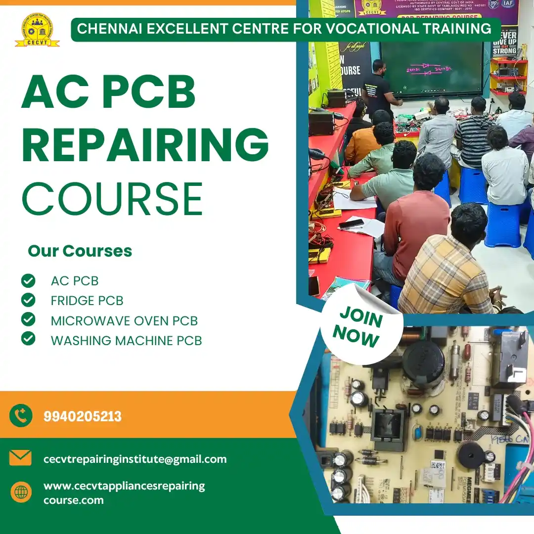 AC PCB Board Mechanic Course in Deeg Rajasthan