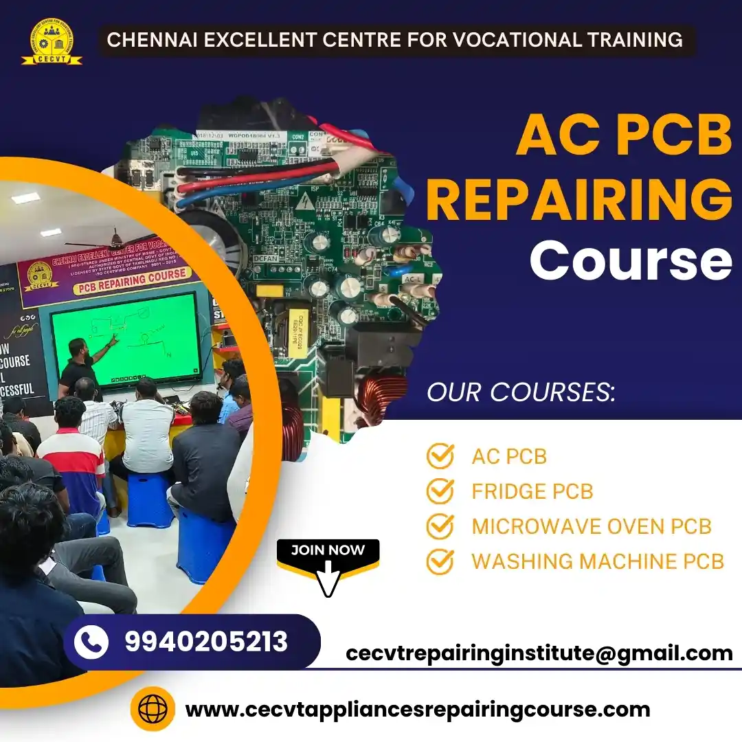 AC PCB Board Mechanic Course in Hanumangarh Rajasthan