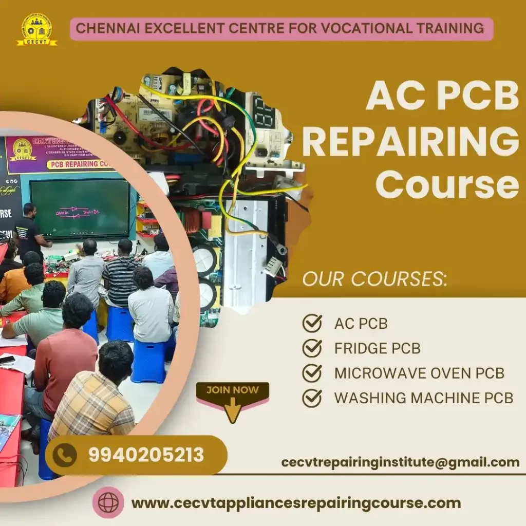 AC PCB Board Mechanic Course in Hanumangarh Rajasthan