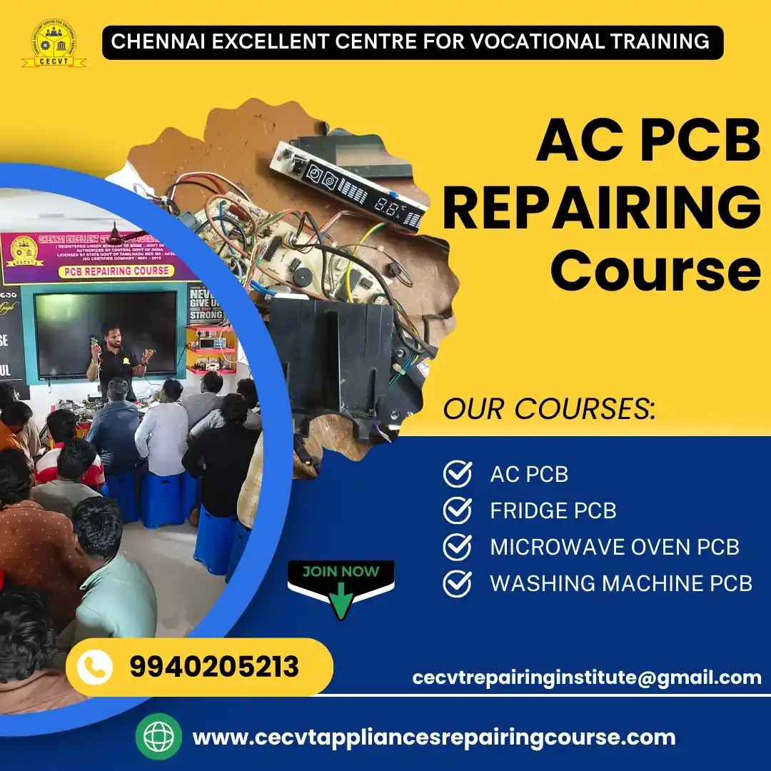 AC PCB Board Mechanic Course in Hanumangarh Rajasthan