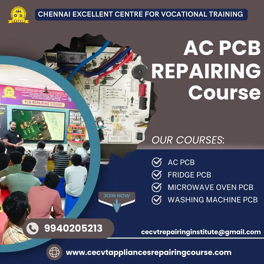 AC PCB Board Mechanic Course in Hanumangarh Rajasthan
